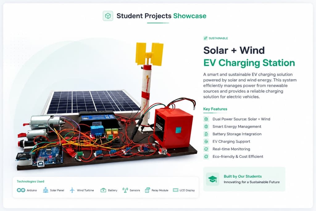 Solar + Wind EV Charging Station